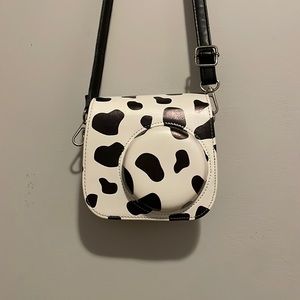 Instax mini cowprint camera holder